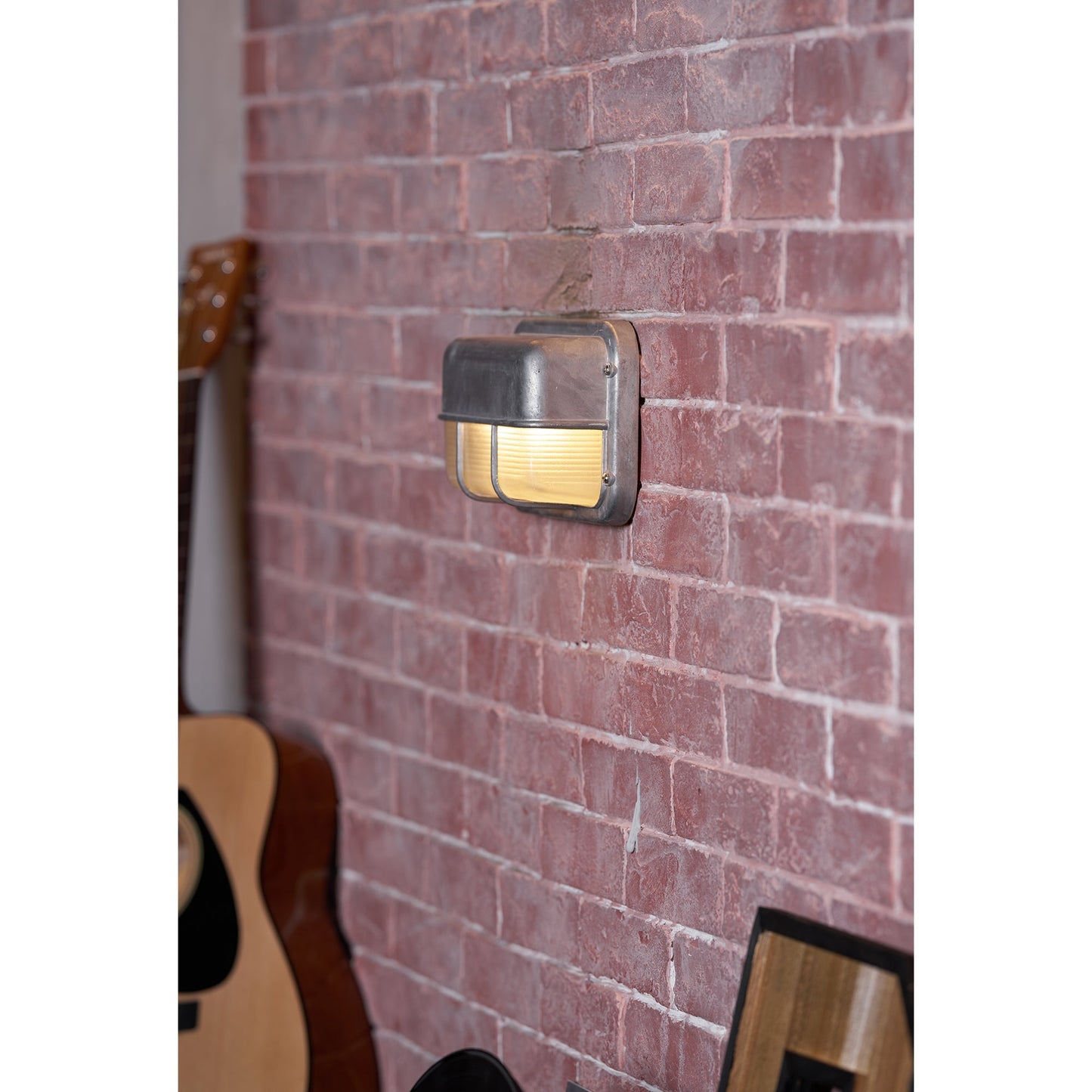 Outdoor Wall Lamp Nautical Industrial Bulkhead with Opaque Glass Diffuser