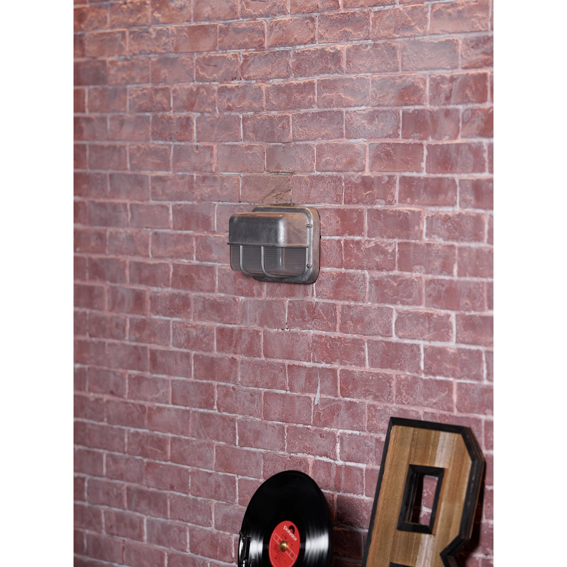 Outdoor Wall Lamp Nautical Industrial Bulkhead with Opaque Glass Diffuser