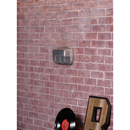 Outdoor Wall Lamp Nautical Industrial Bulkhead with Opaque Glass Diffuser