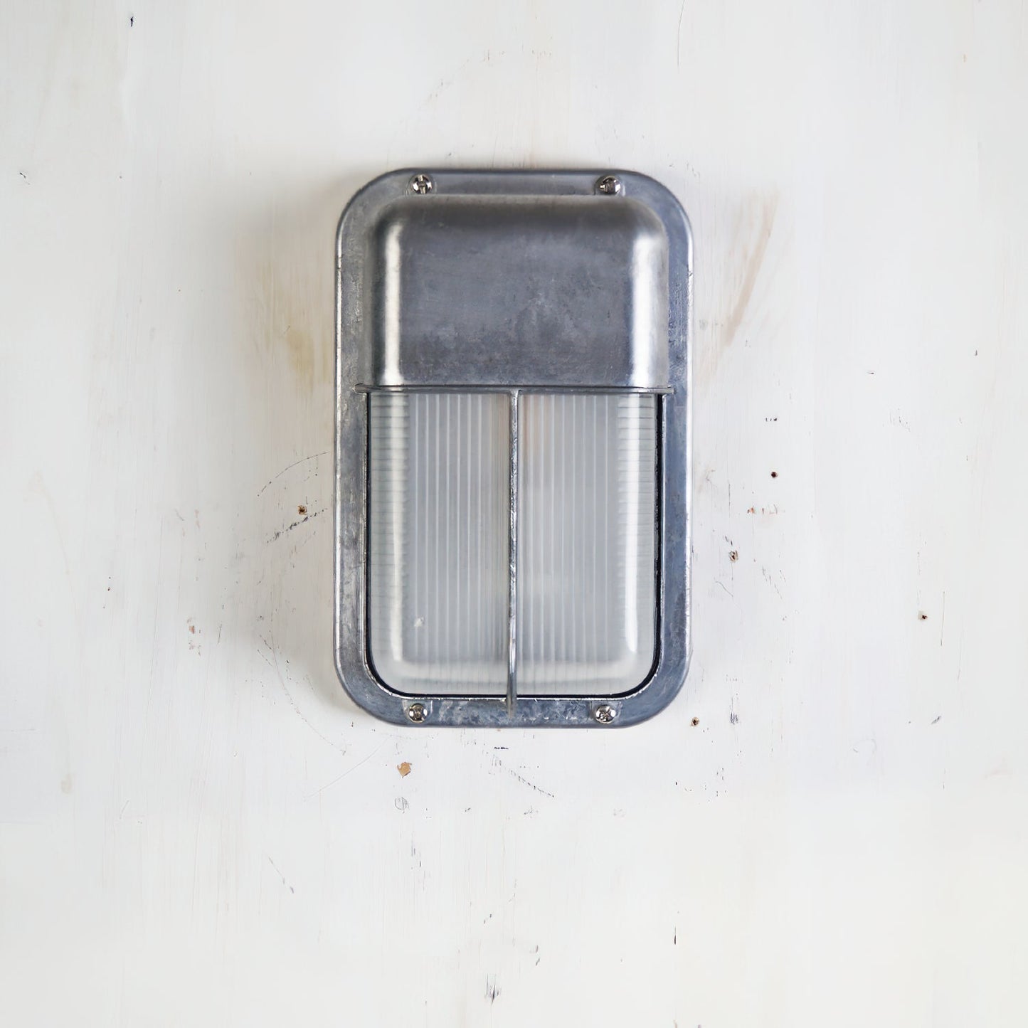 Outdoor Wall Lamp Nautical Industrial Bulkhead with Opaque Glass Diffuser