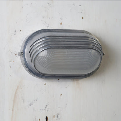 Outdoor Wall Lamp Nautical Industrial Bulkhead with Opaque Glass Diffuser