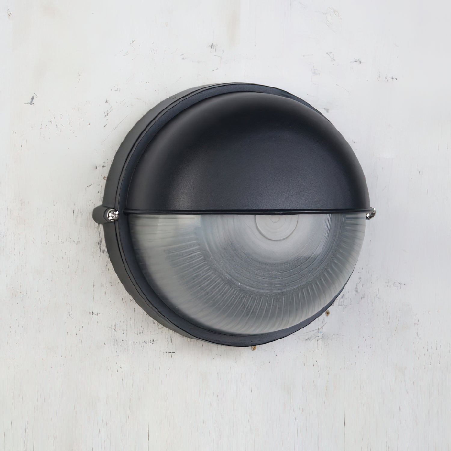 Outdoor Wall Lamp Nautical Industrial Bulkhead with Opaque Glass Diffuser