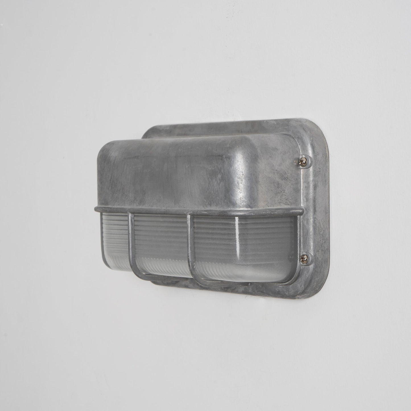 Outdoor Wall Lamp Nautical Industrial Bulkhead with Opaque Glass Diffuser