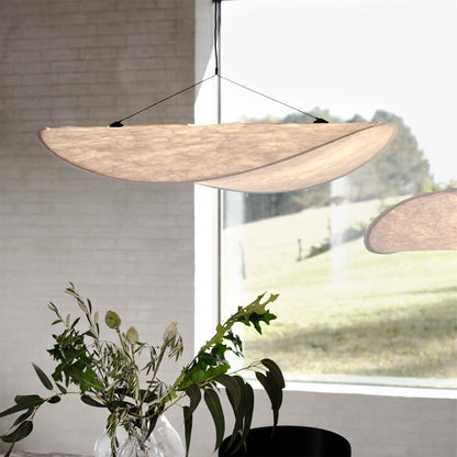 Pendant Lamp Minimalist Cloud Shape with Integrated LED and Adjustable Height