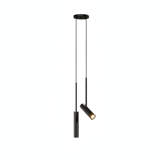 Pendant Lamp Minimalist Cylinder Spotlight with Adjustable Height