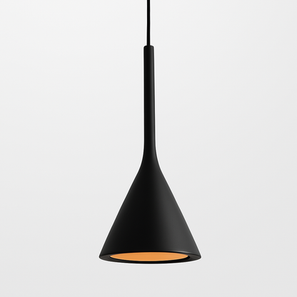 Pendant Lamp Minimalist with Cone Shade and Adjustable Cord