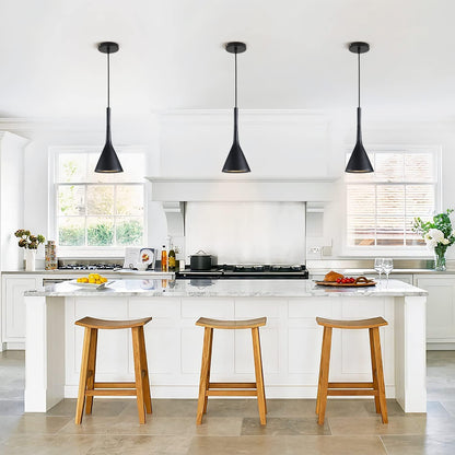 Pendant Lamp Minimalist with Cone Shade and Adjustable Cord