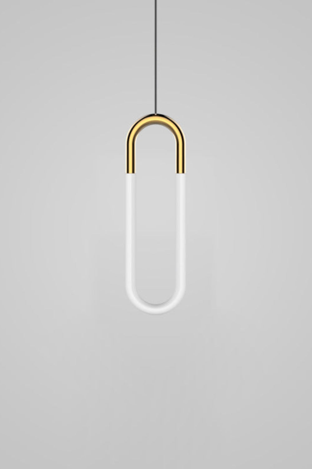 Pendant Lamp Modern Art Deco with U-Shaped LED Loop and Adjustable Wire