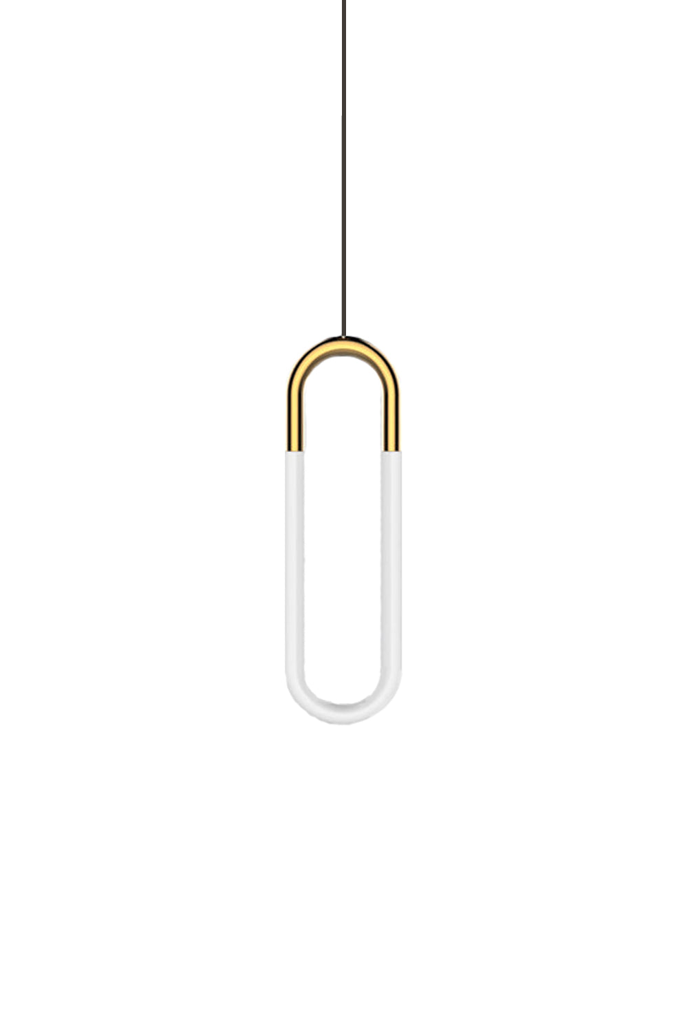 Pendant Lamp Modern Art Deco with U-Shaped LED Loop and Adjustable Wire