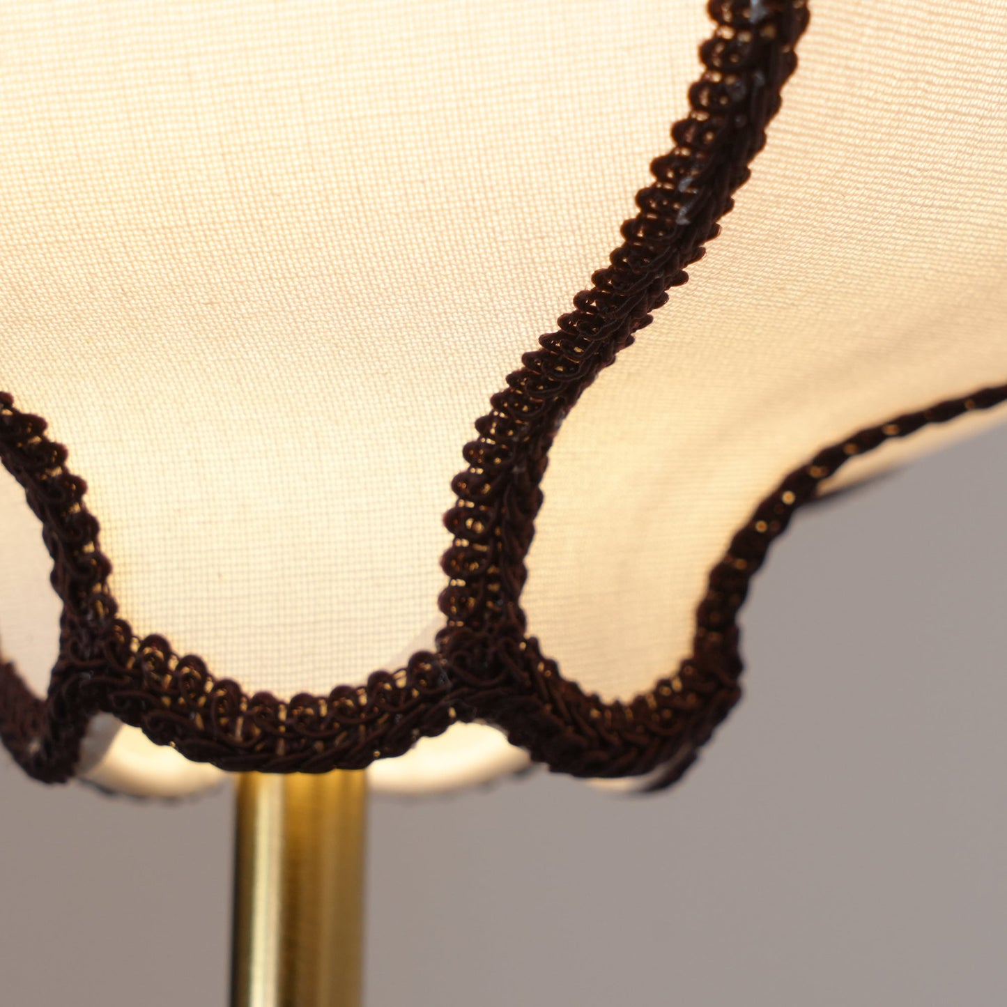 Pendant Lamp Modern Lantern Fabric Shade with Wood Accents