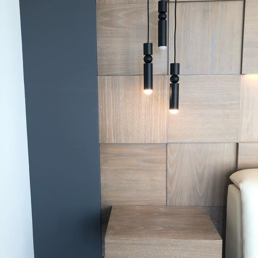 Pendant Lamp Modern with Cylindrical Body and Sphere Detail