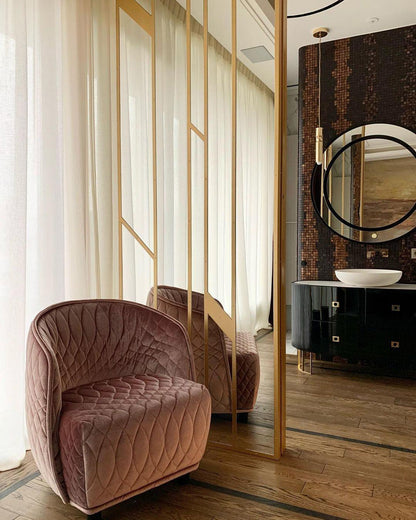 Pendant Lamp Modern with Cylindrical Body and Sphere Detail