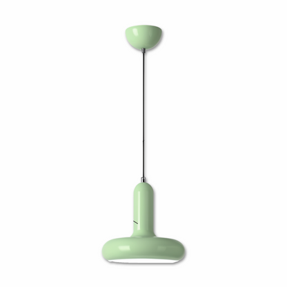 Pendant Lamp Retro Bauhaus Style with Rounded Shade and Adjustable Height