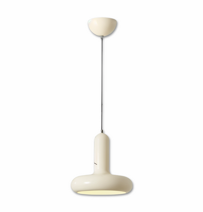 Pendant Lamp Retro Bauhaus Style with Rounded Shade and Adjustable Height