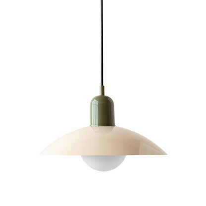 Pendant Lamp Scandinavian Style with Adjustable Height and Round Dome Shade