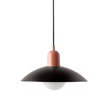 Pendant Lamp Scandinavian Style with Adjustable Height and Round Dome Shade