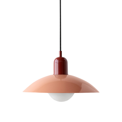 Pendant Lamp Scandinavian Style with Adjustable Height and Round Dome Shade