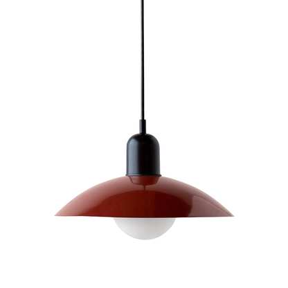 Pendant Lamp Scandinavian Style with Adjustable Height and Round Dome Shade