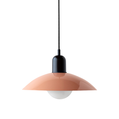 Pendant Lamp Scandinavian Style with Adjustable Height and Round Dome Shade