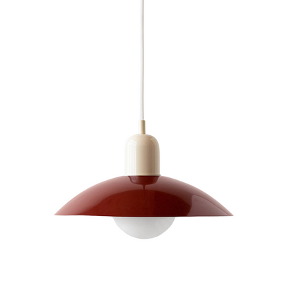 Pendant Lamp Scandinavian Style with Adjustable Height and Round Dome Shade