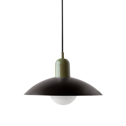 Pendant Lamp Scandinavian Style with Adjustable Height and Round Dome Shade