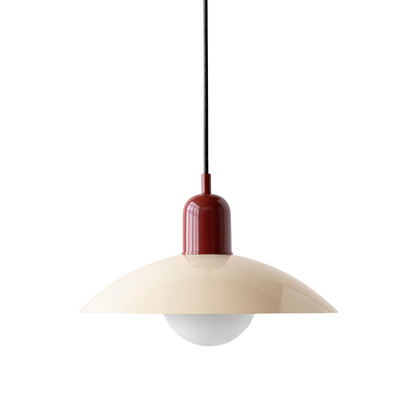 Pendant Lamp Scandinavian Style with Adjustable Height and Round Dome Shade