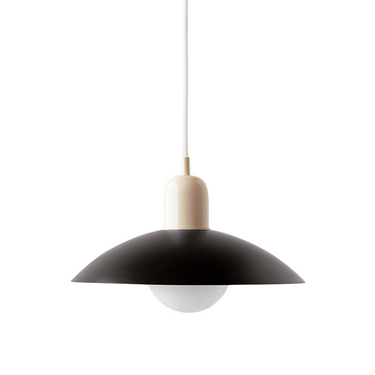 Pendant Lamp Scandinavian Style with Adjustable Height and Round Dome Shade