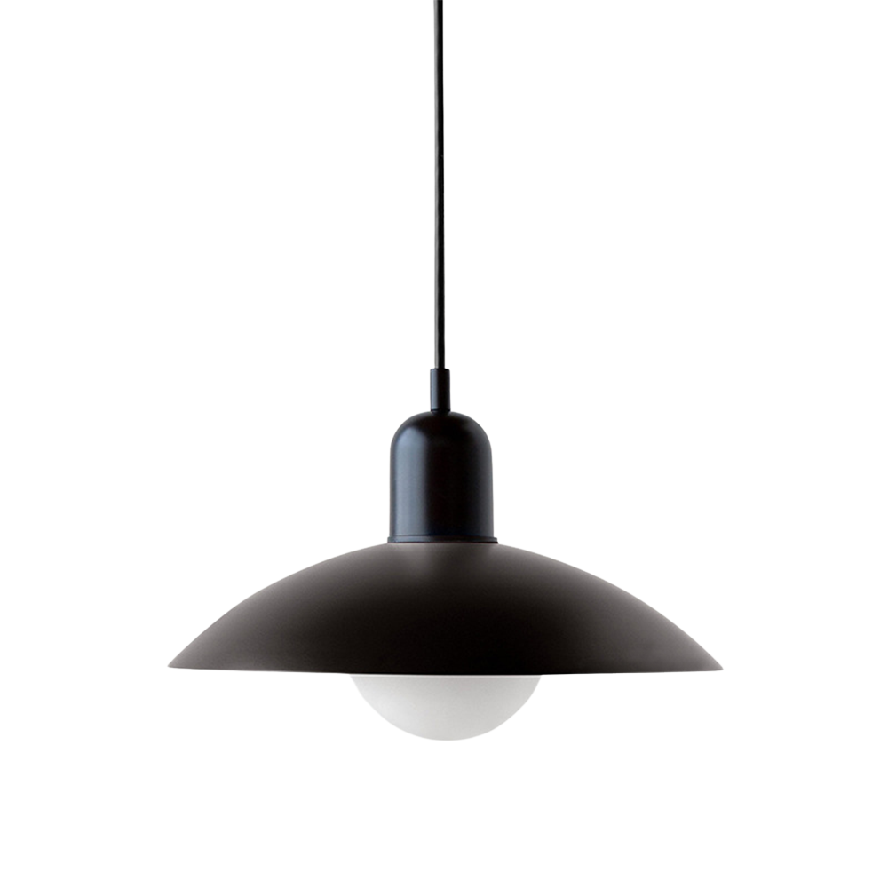 Pendant Lamp Scandinavian Style with Adjustable Height and Round Dome Shade