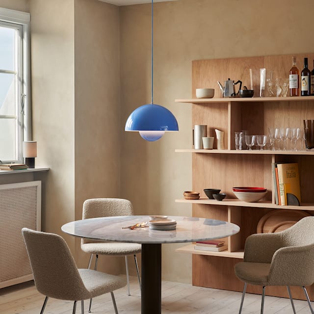 Pendant Lamp Scandinavian with Dome Shade and Adjustable Cable