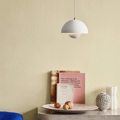 Pendant Lamp Scandinavian with Dome Shade and Adjustable Cable
