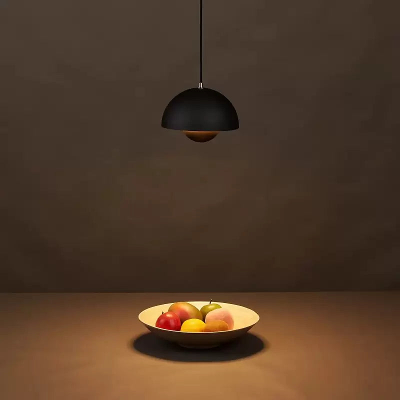 Pendant Lamp Scandinavian with Dome Shade and Adjustable Cable