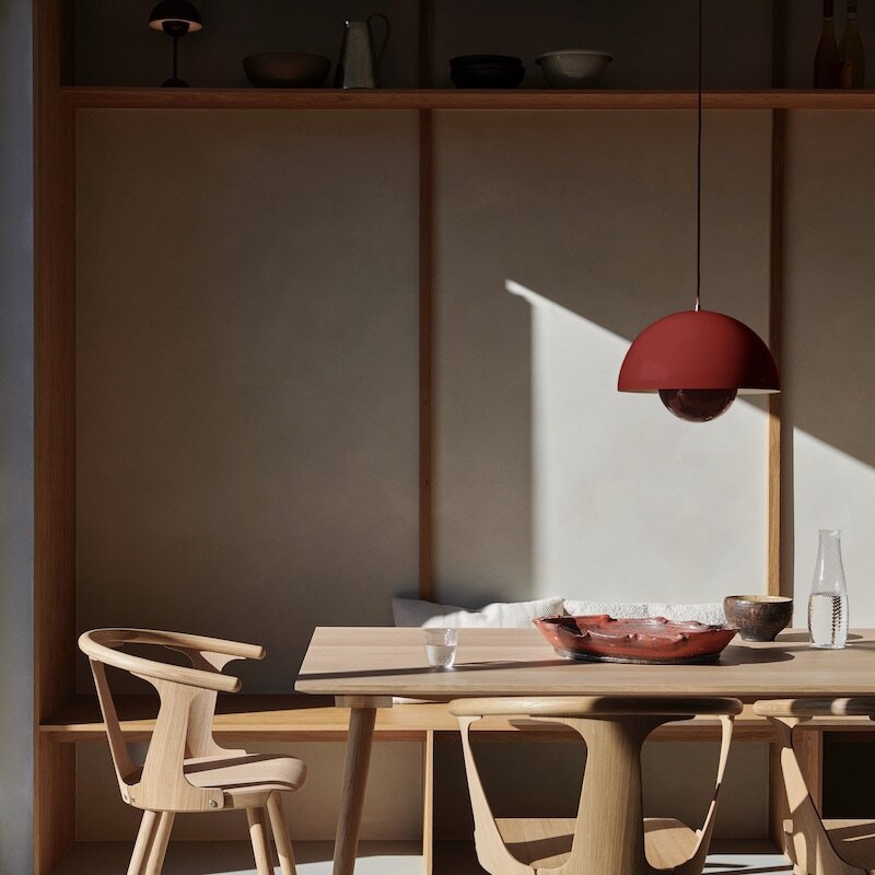 Pendant Lamp Scandinavian with Dome Shade and Adjustable Cable