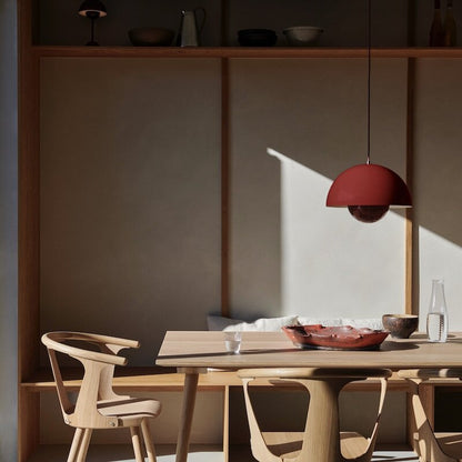 Pendant Lamp Scandinavian with Dome Shade and Adjustable Cable