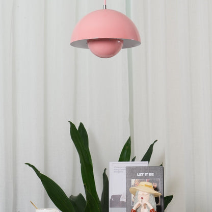 Pendant Lamp Scandinavian with Dome Shade and Adjustable Cable