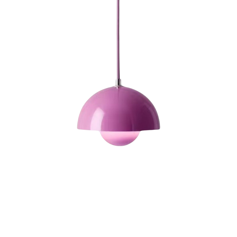 Pendant Lamp Scandinavian with Dome Shade and Adjustable Cable