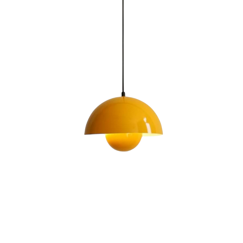 Pendant Lamp Scandinavian with Dome Shade and Adjustable Cable