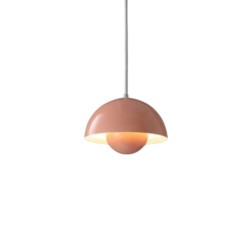 Pendant Lamp Scandinavian with Dome Shade and Adjustable Cable