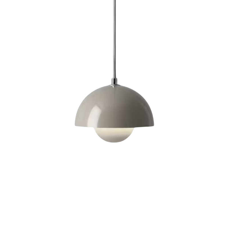 Pendant Lamp Scandinavian with Dome Shade and Adjustable Cable