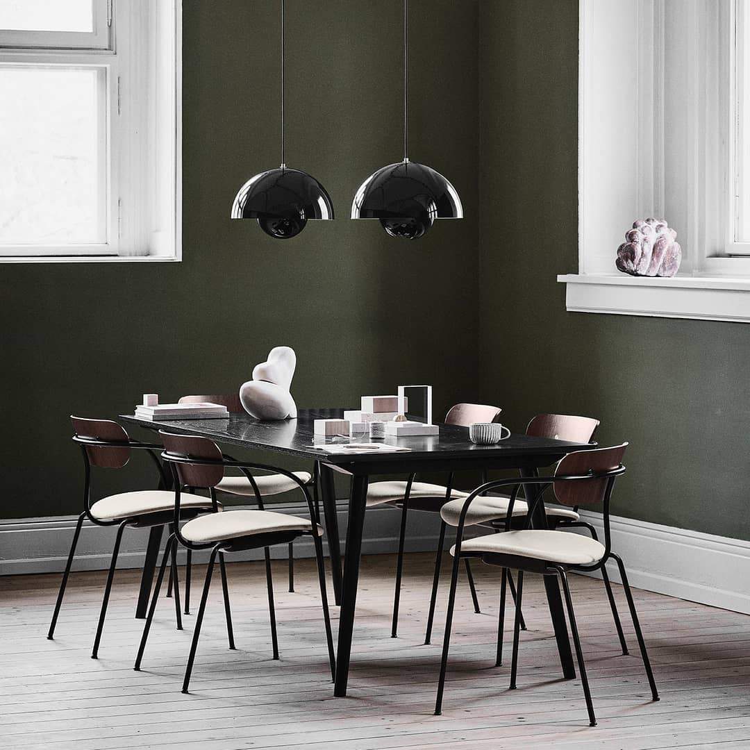 Pendant Lamp Scandinavian with Dome Shade and Adjustable Cable