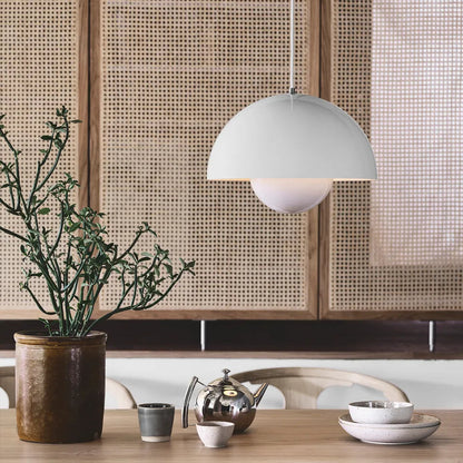 Pendant Lamp Scandinavian with Dome Shade and Adjustable Cable