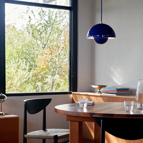 Pendant Lamp Scandinavian with Dome Shade and Adjustable Cable
