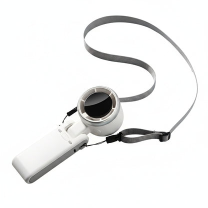 Portable Handheld Fan Foldable 3-in-1 with Digital Display and 5 Speed Settings
