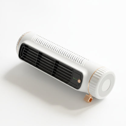 Portable Mini Tower Fan Bladeless Design with USB Power and Oscillation