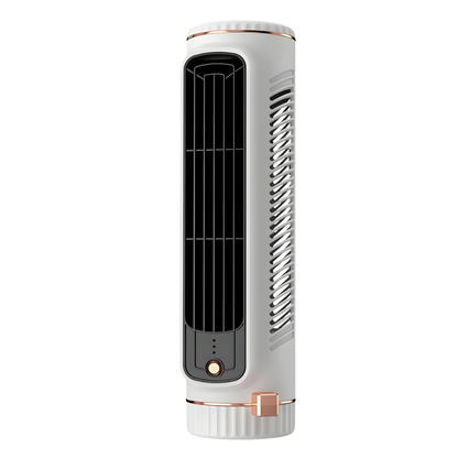 Portable Mini Tower Fan Bladeless Design with USB Power and Oscillation