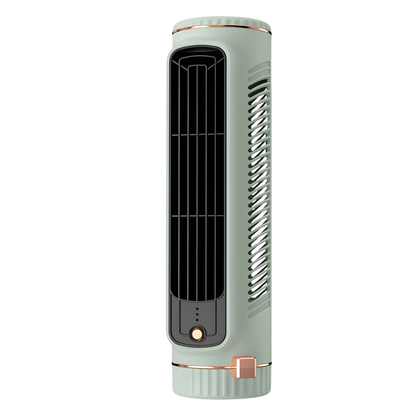 Portable Mini Tower Fan Bladeless Design with USB Power and Oscillation