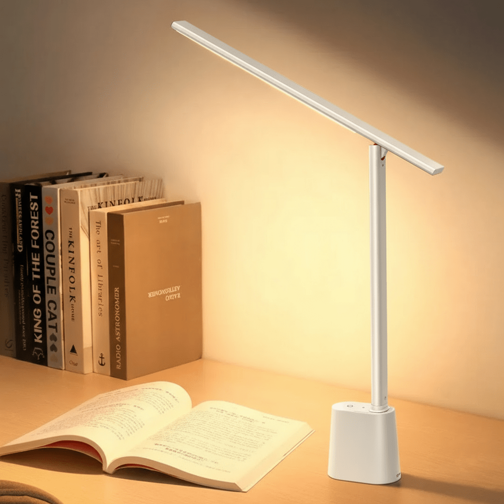 Rechargeable Foldable LED Desk Lamp with Slim Bar Light