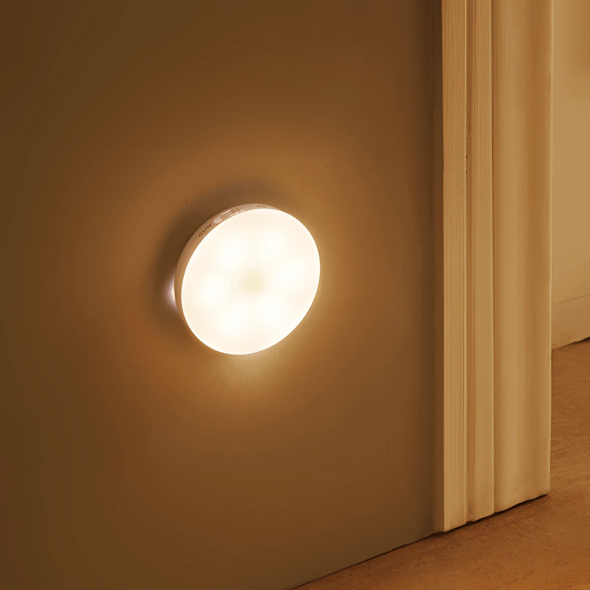 Round LED Wall Light with Motion Sensor