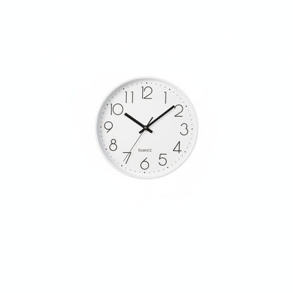 Round Wall Clock Minimalist Quartz Silent Non-Ticking Movement