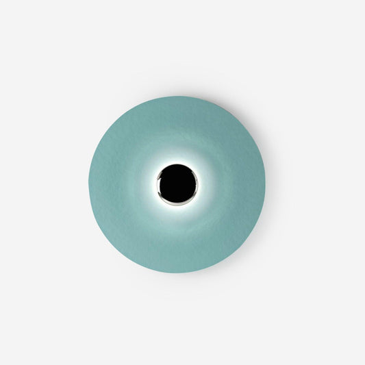 Round Wall Lamp Modern Minimalist with Integrated LED and Convex Mirror Centre