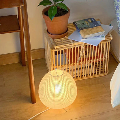 Sabi Paper Table Lamp with Tripod Base